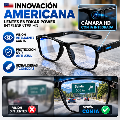 Lentes Fokus Inteligentes con Cámara 4K HD